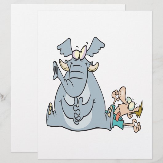 elephant sitting on my chest (Front/Back)