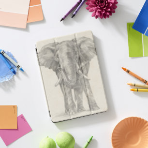 Elephant Sketch iPad Pro Cover
