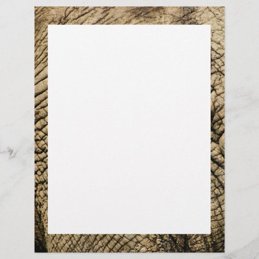 Elephant skin letterheads - vets, travel agents (Front)