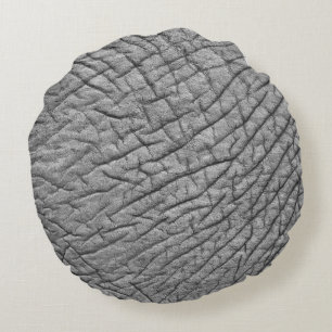 Elephant skin round pillow