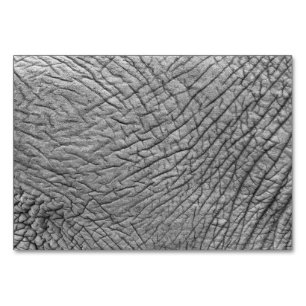 Elephant skin table number