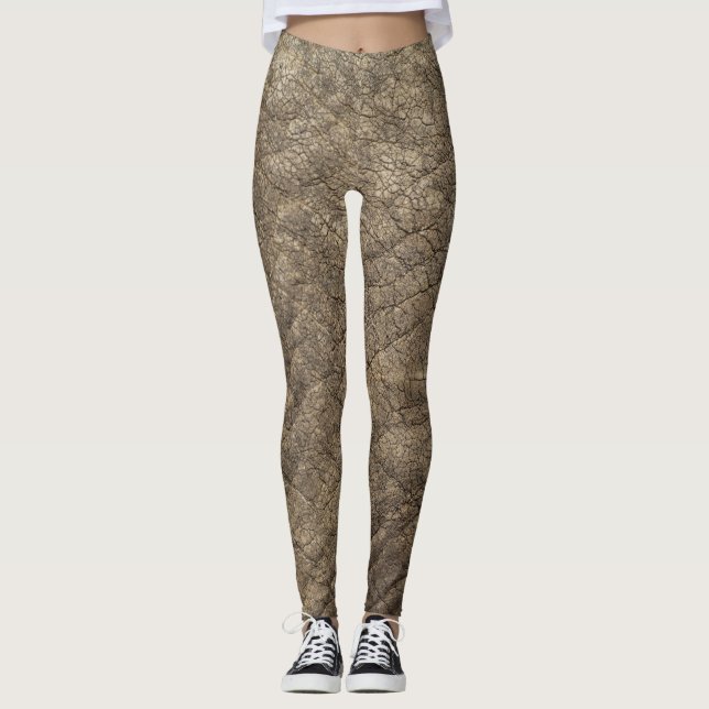 Elephant Skin Texture Leggings (Front)