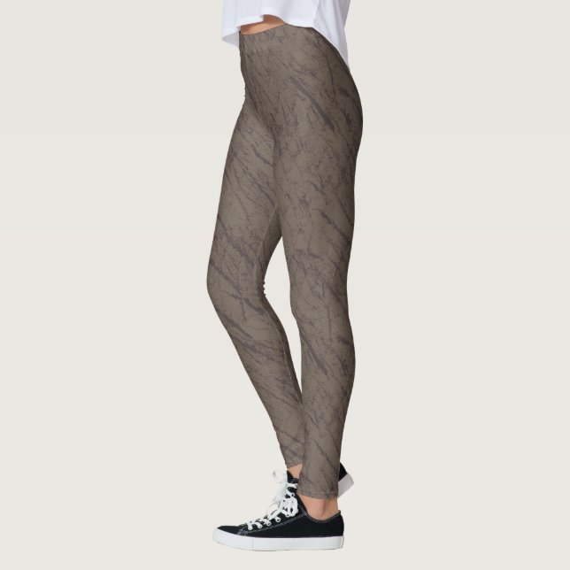 Elephant Skin Texture Pattern Leggings (Left)