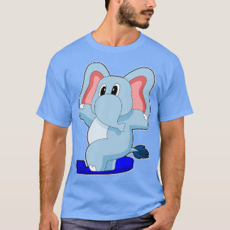 Elephant Snowboard Winter sports T-Shirt
