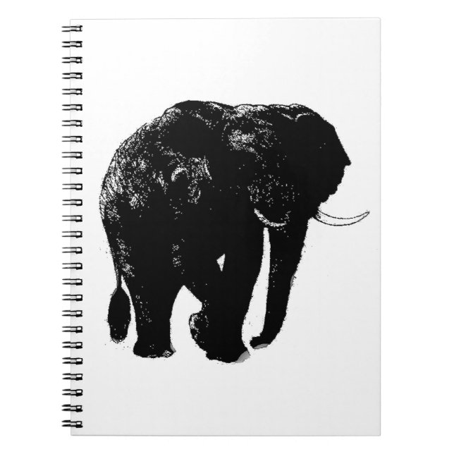 Elephant Spiral Photo Notebook (Front)