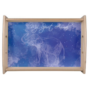 Elephant Spirit Animal Serving Tray