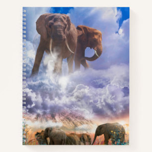 ELEPHANT SPIRITS OF Mount Kilimanjaro Notebook