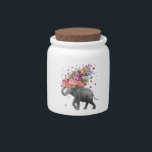 Elephant Splash Candy Jar<br><div class="desc">Elephant Splash candy jar</div>