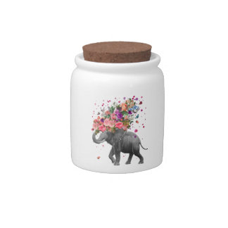 Elephant Splash Candy Jar