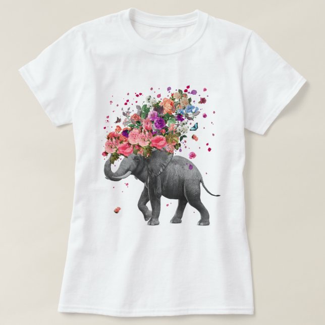 Elephant Splash T-Shirt (Design Front)
