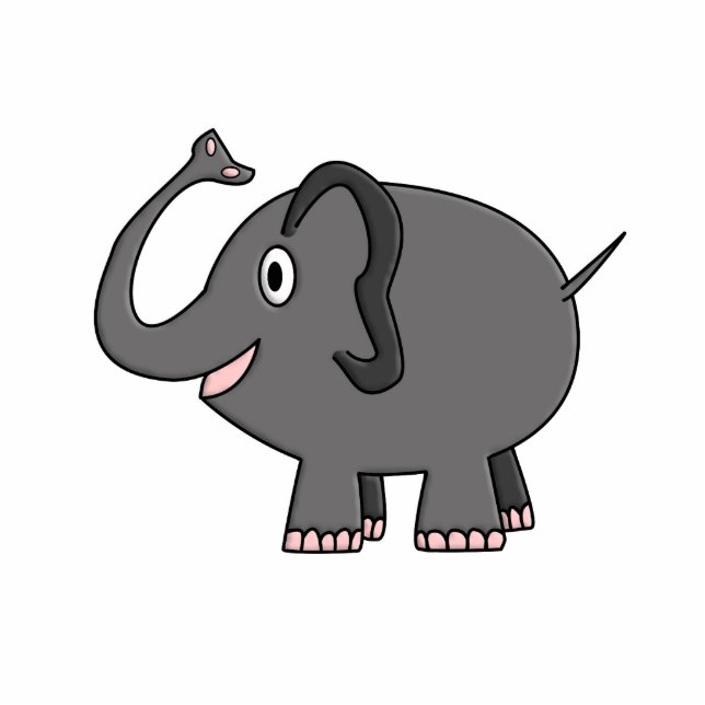 elephant statuette (Front)