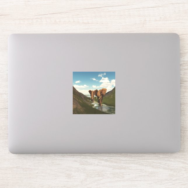 Elephant Sticker (Computer)