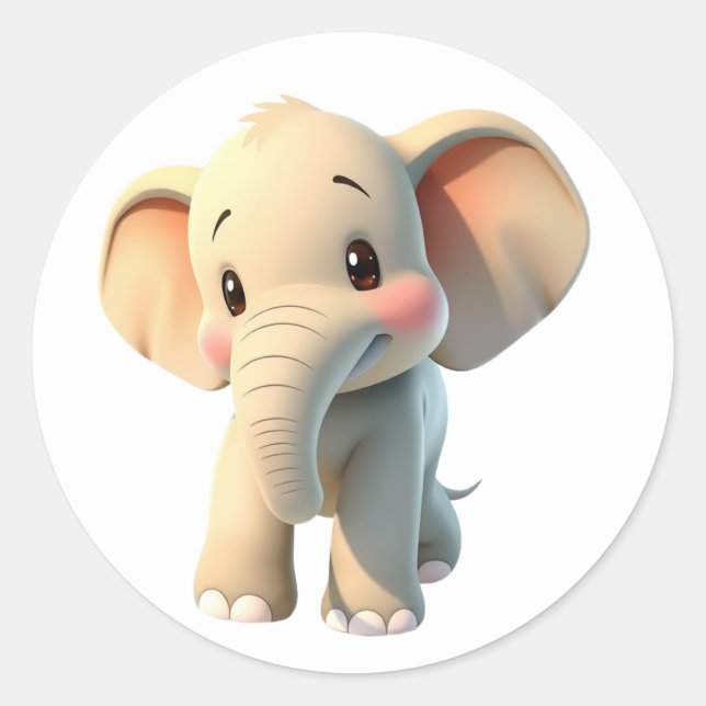 Elephant Stickers (Front)