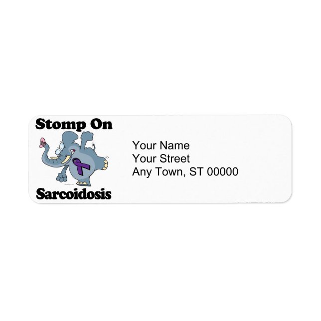 Elephant Stomp On Sarcoidosis Label (Front)