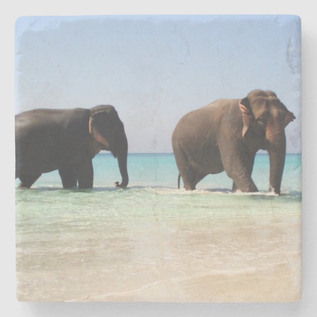 Elephant Stone Coaster (Front)