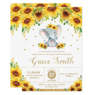 sunflower baby shower favors