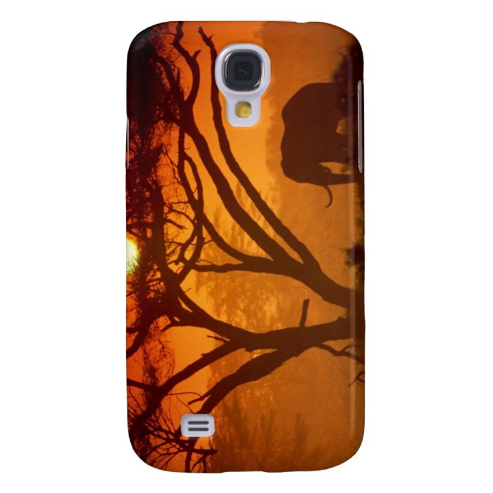 Elephant Sunset Samsung Galaxy S4 Covers