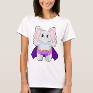 Elephant Superhero Cape T-Shirt