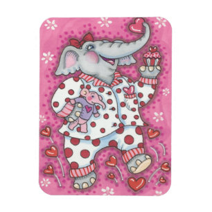 Elephant Sweetheart VALENTINE MAGNET *Customize