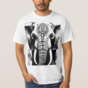 Elephant T-Shirt Collection Tattoo Style Designs