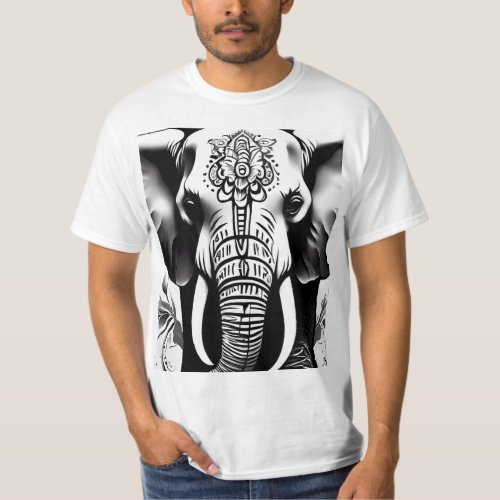 Elephant T_Shirt Collection Tattoo Style Designs