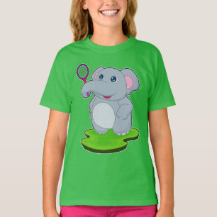 Elephant Tennis Tennis racket T-Shirt