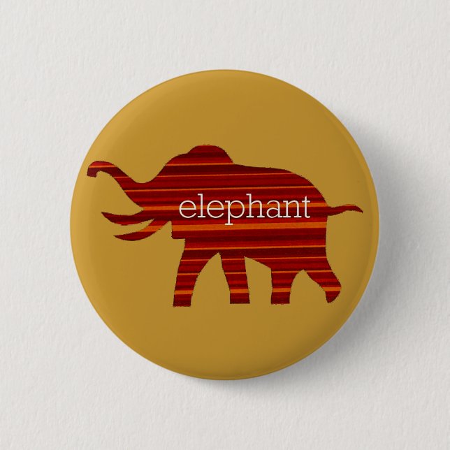 ELEPHANT THEATER PINBACK BUTTON (Front)
