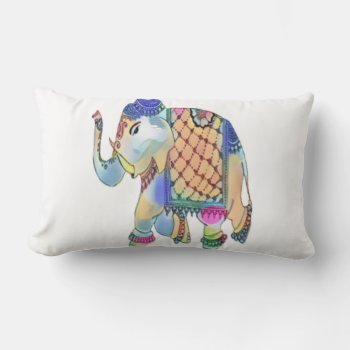 Elephant Throw Pillow by hennabyjessica at Zazzle