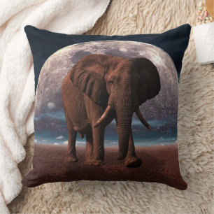 Elephant Throw Pillow