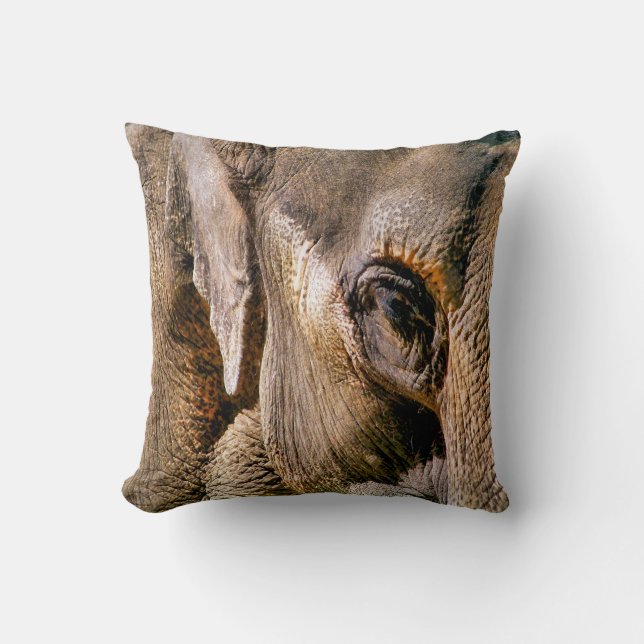 ELEPHANT THROW PILLOW (Front)