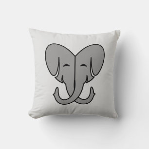Elephant Throw Pillow