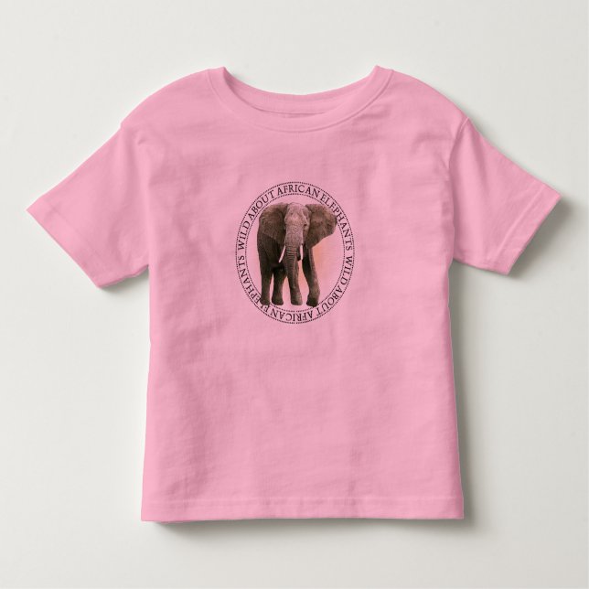 Elephant Toddler T-shirt (Front)