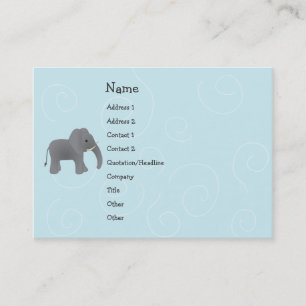 Elephant Toy Business Card
