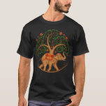 Elephant Tree Of Life In Mandala T-shirt at Zazzle