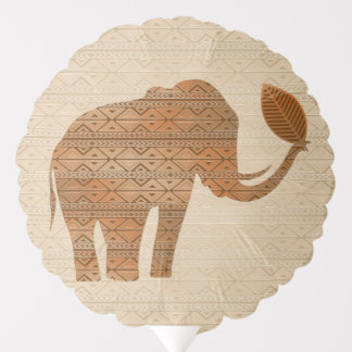 Elephant Tribal Art Design Balloon