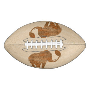 Elephant Tribal Art Design Football