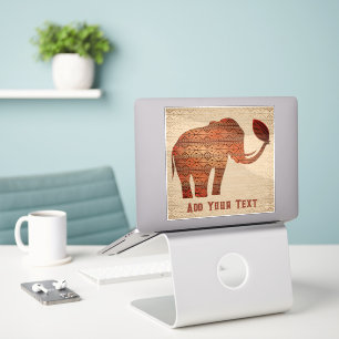 Elephant Tribal Art Design Sticker