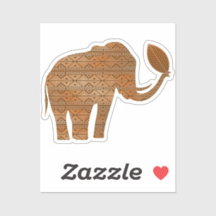Elephant Tribal Art Design Sticker