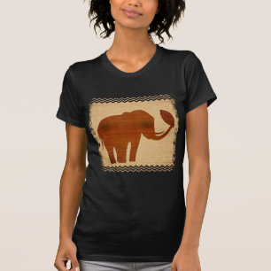 Elephant Tribal Art Design T-Shirt