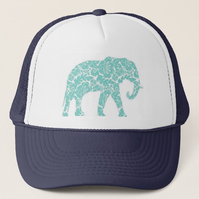 Elephant trucker cap (Front)