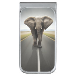 Elephant Trucker Money Clip