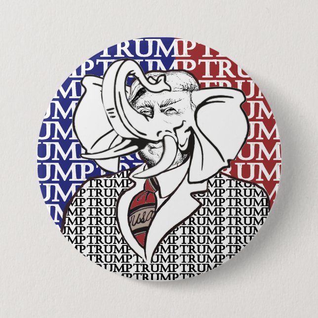 Elephant Trump Button (Front)