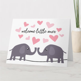 Elephant Twins Card