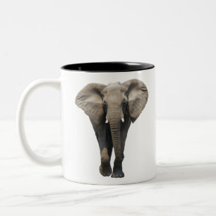 Elephant Two-Tone Coffee Mug