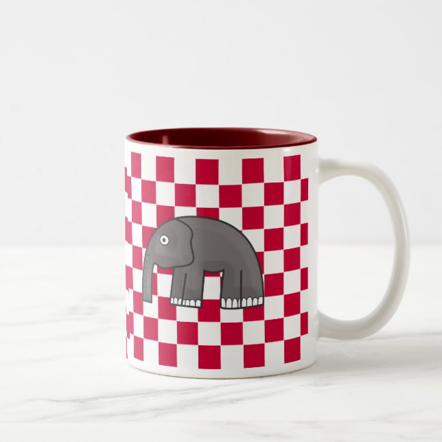 elephant Two-Tone coffee mug (Right)