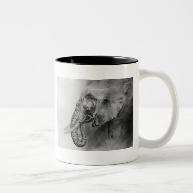 elephant Two-Tone coffee mug (Right)