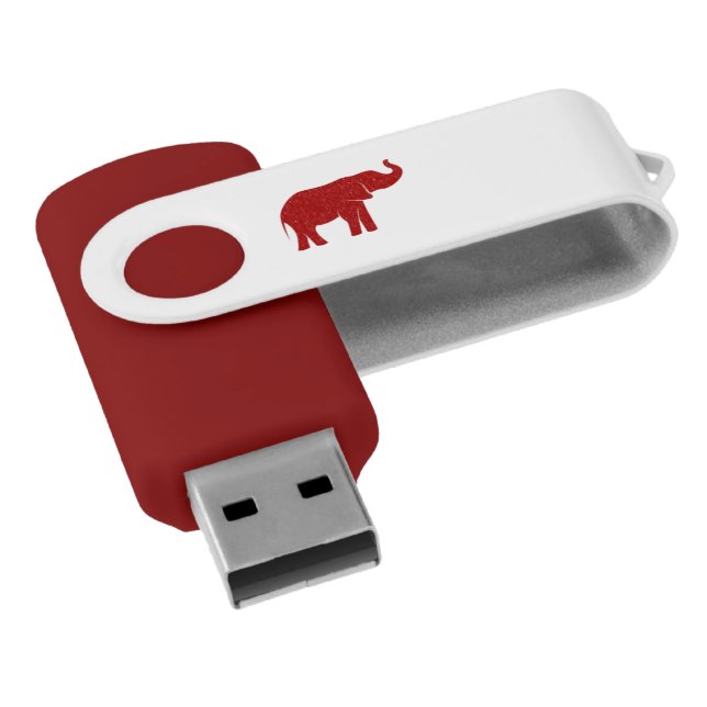 Elephant USB Flash Drive (Angled)