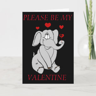 Elephant Valentine Cards | Zazzle