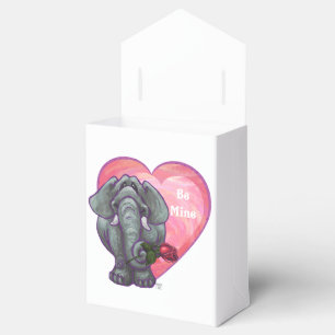 Elephant Valentine's Day Favor Boxes