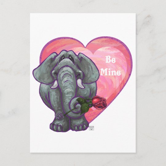 elephant valentines teddy